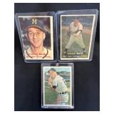 1957 Ford/Spahn/Kaline Baseball Cards