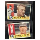 1960 Topps Whitey Ford & Roger Maris