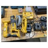 (3) DeWalt Cordless Tools