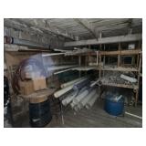 Large Assortment of PVC Pipes and Fittings