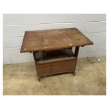 Small Pin Top Table w/ Lift Bench