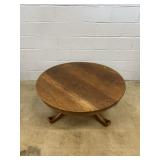 Oak Circular Coffee Table