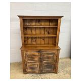 Primitive Style Step Back Cupboard