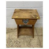 Small Wooden End Table