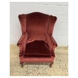 Upholstered Wingback Arm Chair