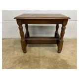 Oak End Table