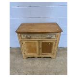 Vtg. Painted Wash Stand