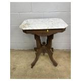Victorian Marble Top Side Table