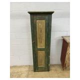 Primitive Style Blind Door Corner Cupboard