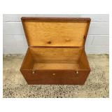 Wooden Storage Trunk