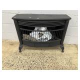 Metal Gas/Electric Fireplace