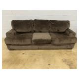 Brown Upholstered Sofa