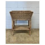 Wooden Wicker Fernery