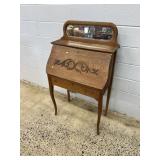 Antique Oak Drop-front Secretary Desk