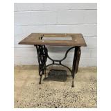 Vtg. Sewing Machine Cabinet