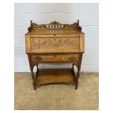 Antique Oak Secretary Desk