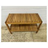 Rectangular Slatted Coffee Table