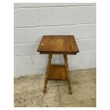 Vtg. Oak Parlor Table