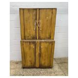 Primitive Style Step Back Cupboard