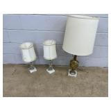 (3) Table Lamps