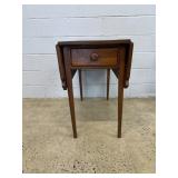 Maple 1-drawer Drop Leaf Table