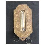 Victorian Cast Metal Thermometer