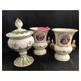 Chinaware Vases with Canister