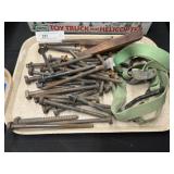 Wrought Iron Stand with Rope Bed Bolts