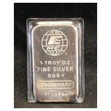 1 Troy Oz. Sterling Silver Ingot