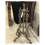 Cast Metal Gilt Plated Stand
