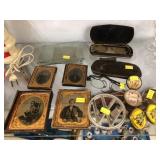 Tin Type Photos, Bridle Rosettes, Eyeglasses