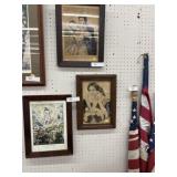 (3) Currier & Ives Framed Lithographs