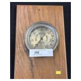 Vintage Temperature Gauge