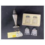 Sterling Top Shaker with Earrings