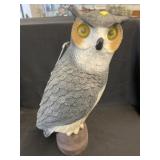 Plastic Body Owl Decoy
