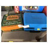 Tire Inflator with Soldering Gun