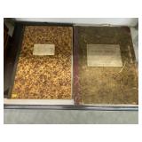 (2) 19th Century Ledger Books