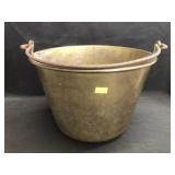 19th Century Brass Pail