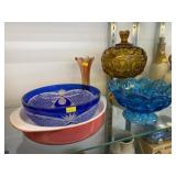 Pyrex Bowl with Art Glass
