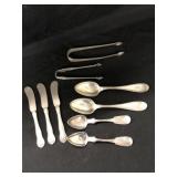 Coin Silver Spoons with Sterling Silver Utensils