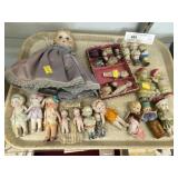 Vintage Porcelain Jointed Dolls