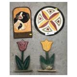 Menno Folk Art Stand-Ups and Wall Plaques