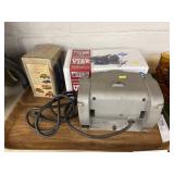 Bench Vise and Bench Grinder