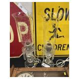 (2) Electric Mantel Lusters