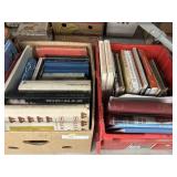 (2) Boxes of Antique Reference Books
