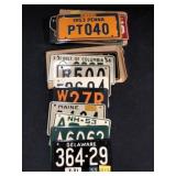Vintage Miniature License Plates
