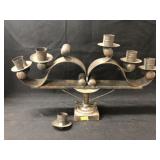 19th Century Tin Candle Holder