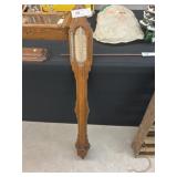 Victorian Wood Cased Thermometer