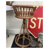 Bent Wood Plant Stand
