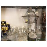 Frosted Lion Compote with Sherbets